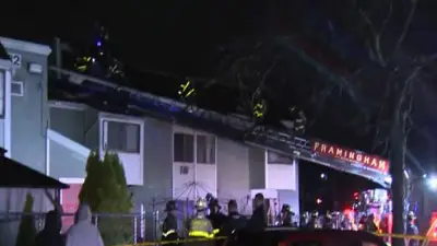 At least 2 injured in fire at apartment complex in Framingham
