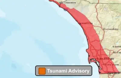 West Coast Tsunami fears fade as only a ripple reaches San Diego overnight